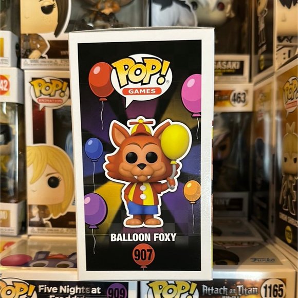 Funko POP! FNAF Five Nights At Freddy’s Security Breach Balloon Foxy Figure #907 - Picture 5 of 7